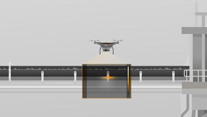 Softwaregestützter Drohnen-Inspektionsservice